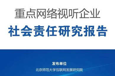重點網絡視聽企業社會責任研究報告發布 淘寶兩項排名居首