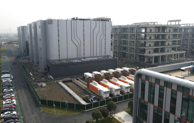 阿里巴巴上海飛天園區項目正進行分期驗收
