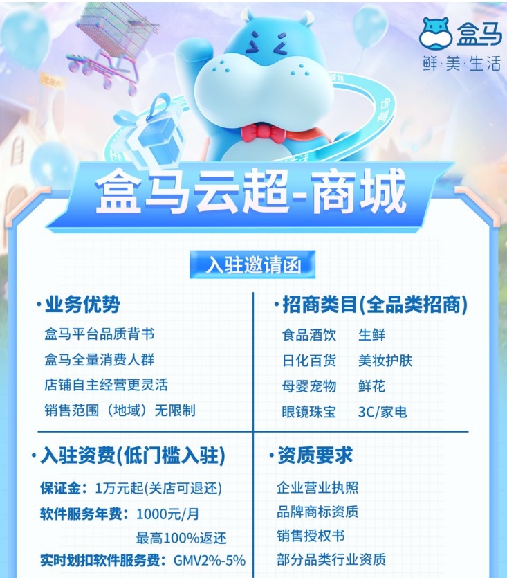 盒馬將上線云超商城頻道