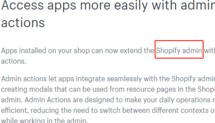 Shopify升級管理操作 助力賣家一站式管理應(yīng)用程序