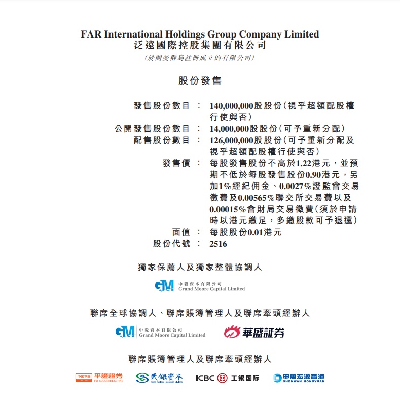 跨境電商物流服務商泛遠國際預計12月22日港交所上市