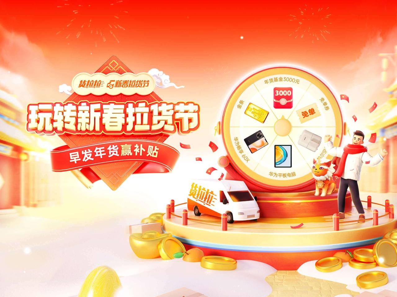 貨拉拉將上線“新春拉貨節(jié)” 投入超百萬份獎勵補貼