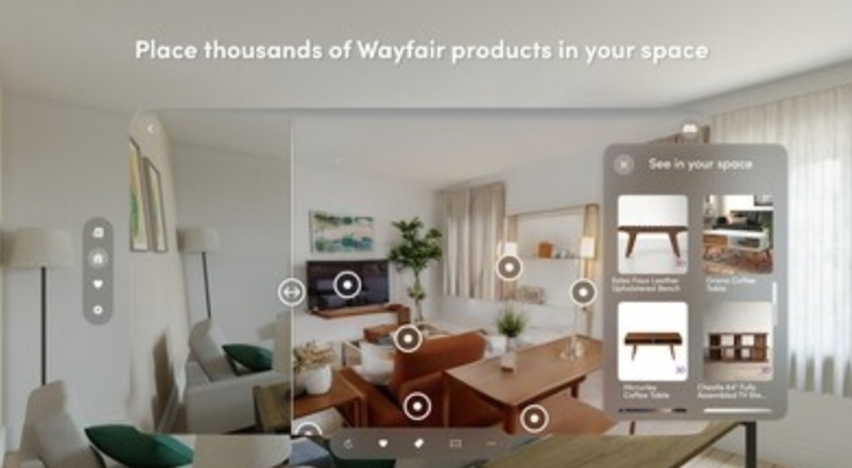 Wayfair生成式AI應(yīng)用程序已在蘋(píng)果Vision Pro上推出